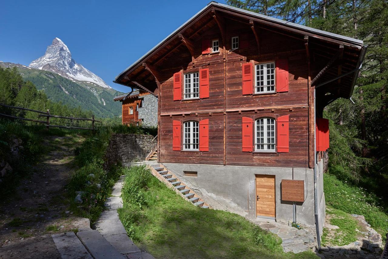 Chalet Turbina Zermatt Bagian luar foto